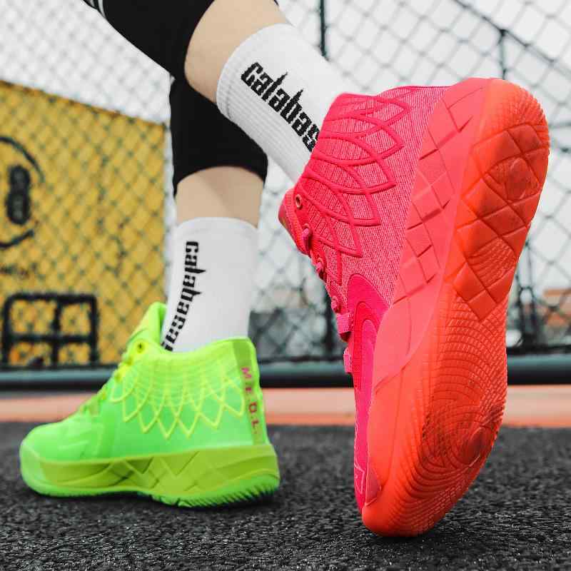 スニーカー メンズ 男性用 通気性 メッシュ スポーツシューズ バスケットボールシューズ 厚底 ローカット 運動靴 普段使い カジュアル カラフル 春夏