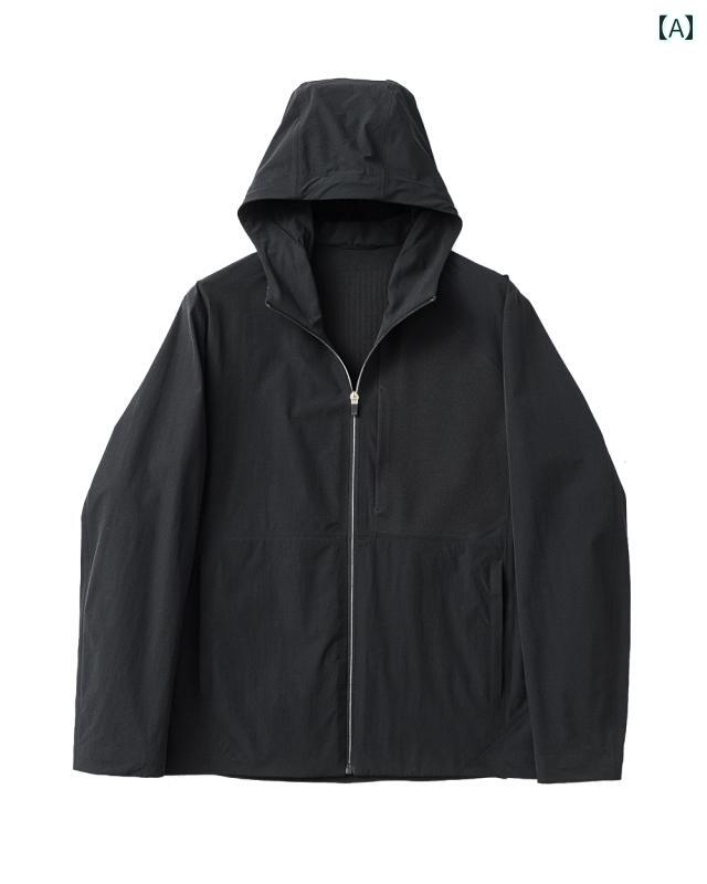 軽量 スタイル 境界の ない 春夏 メンズ アウトドア レジャー ジャケット ゴルフ ビジネ スポーツ.カラ..