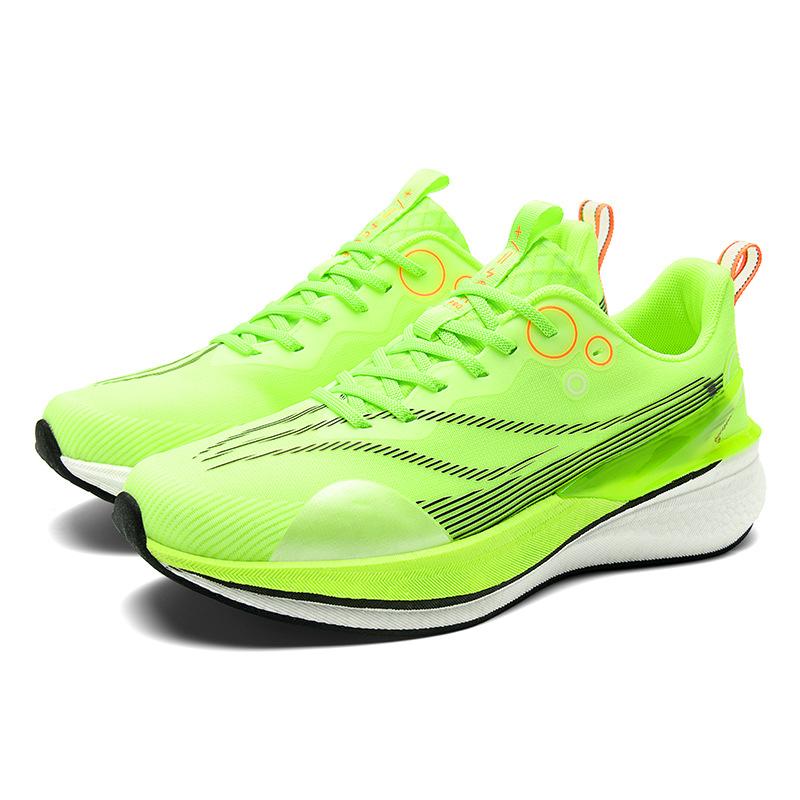 ランニングシューズ メンズ 運動靴 クッション性 通気性 軽量 陸上競技 トレーニング スポーツシューズ ローカット スニーカー ジョギング 普段使い ブラック ホワイト グリーン