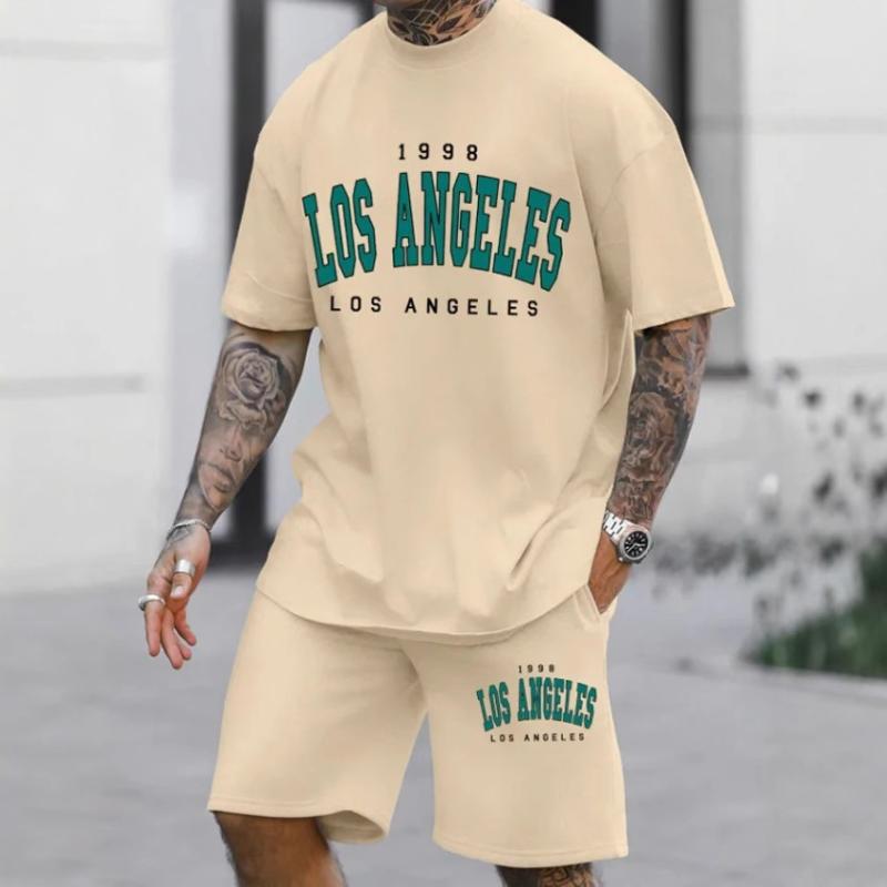 セットアップ メンズ 3Dプリント Tシャツ ショートパンツ ポリエステル 接触冷感 ストリート カジュアル 部屋着 ルームウェア