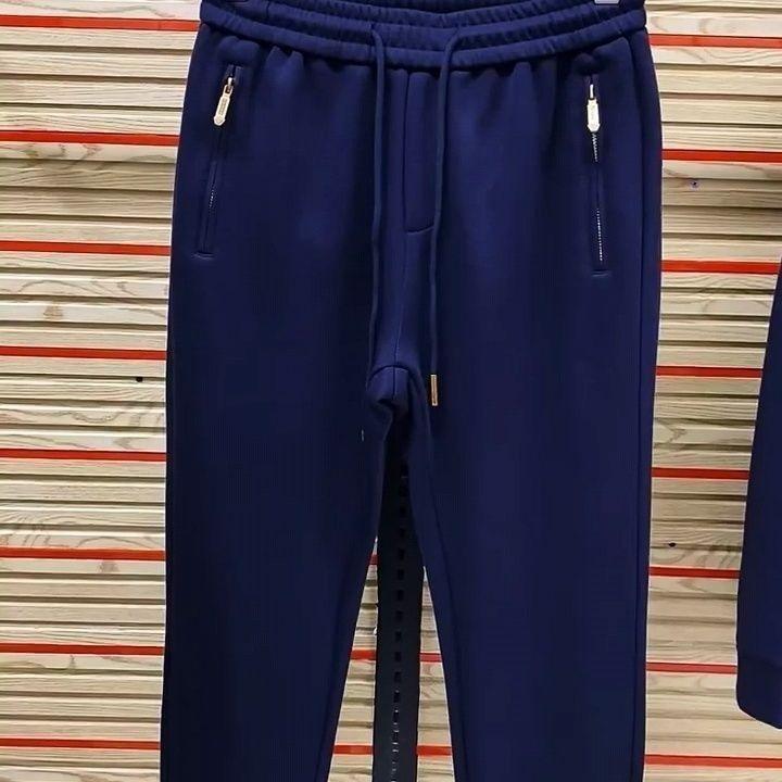 セットアップ メンズ 男性用 運動着 ジャージ 上下セット コットン混紡 スポーツウェア 部屋着 ランニングウェア ブラック 黒 ネイビー 紺