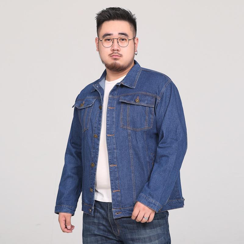 Rakuten - ジャケット 男性用 デニムジャケット Gジャン ブルゾン 大きいサイズ コットン ゆったり 長袖 普段使い