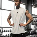 タンクトップ メンズ 男性用 メッシュ 通気性 吸湿速乾 ランニング トレーニング ウェア ノースリーブ Tシャツ ブラック ホワイト レッド イエロー グリーン