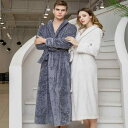 バスローブ レディース メンズ フランネル 厚手 パジャマ 寝巻き あったか 暖か 浴衣 部屋着 ルームウェア 秋冬 ポリエステル ホワイト グレー ネイビー ブラック パープル オレンジ レッド