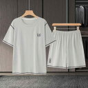 パジャマ メンズ 男性用 モダール 寝間着 ルームウェア 部屋着 半袖 短パン 上下セット 薄手 通気性 春夏