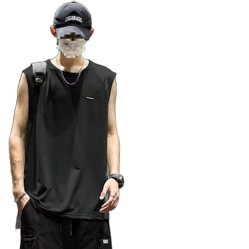 Tシャツ メンズ 男性用 ノースリーブ タンクトップ 接触冷感 吸湿速乾 メッシュ スポーツ トレーニング ランニング ジム 部屋着 ルームウェア グレー ホワイト ブラック ポリエステル・版型: ゆったり・柄: 無地・主な生地成分: ポリエステル繊維・主な生地成分の含有量: ・生地名: ポリエステル繊維・適用シーン: スポーツ・対象: 大柄な方向け・スタイル: スポーツ・裾のデザイン: ストレート・カラー: ダークグレー.ホワイト.ライトグレー.ブラック・サイズ: M.L.XL.2XL.3XL.4XL.5XL・製品カテゴリ: Tシャツ.タンクトップ・厚さ: 薄手