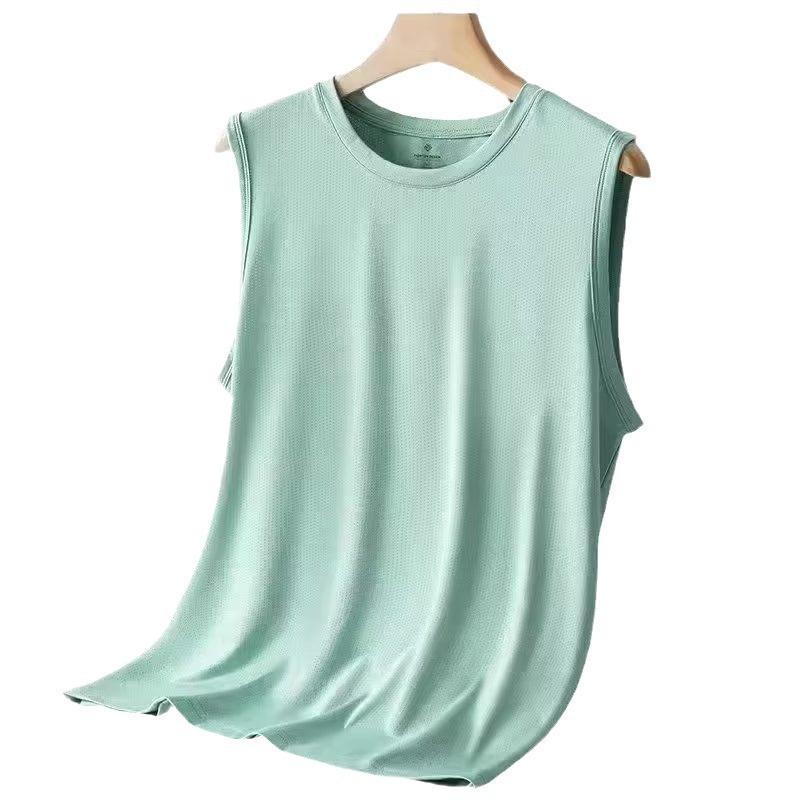 タンクトップ メンズ 男性用 夏 薄手 ルーズ スポーツ トレーニング ウェア 吸湿速乾 ノースリーブ Tシ..