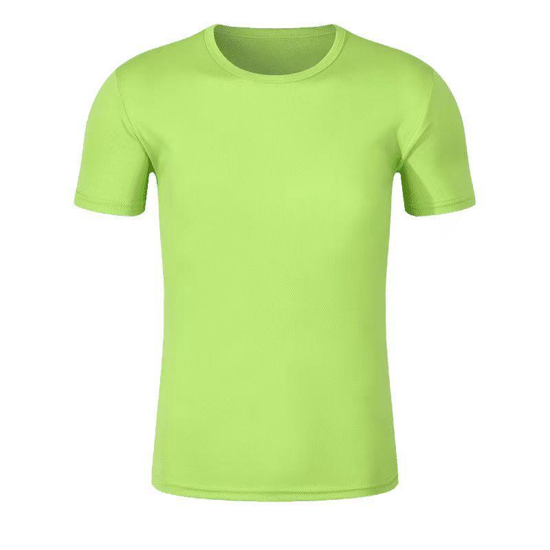 Tシャツ 男性用 速乾 半袖 無地 カットソー 粘纤 ポリエステル 運動着 普段使い 白 黒 赤 黄色 青 緑 グレー S M L XL XXL XXXL XXXXL(x2)