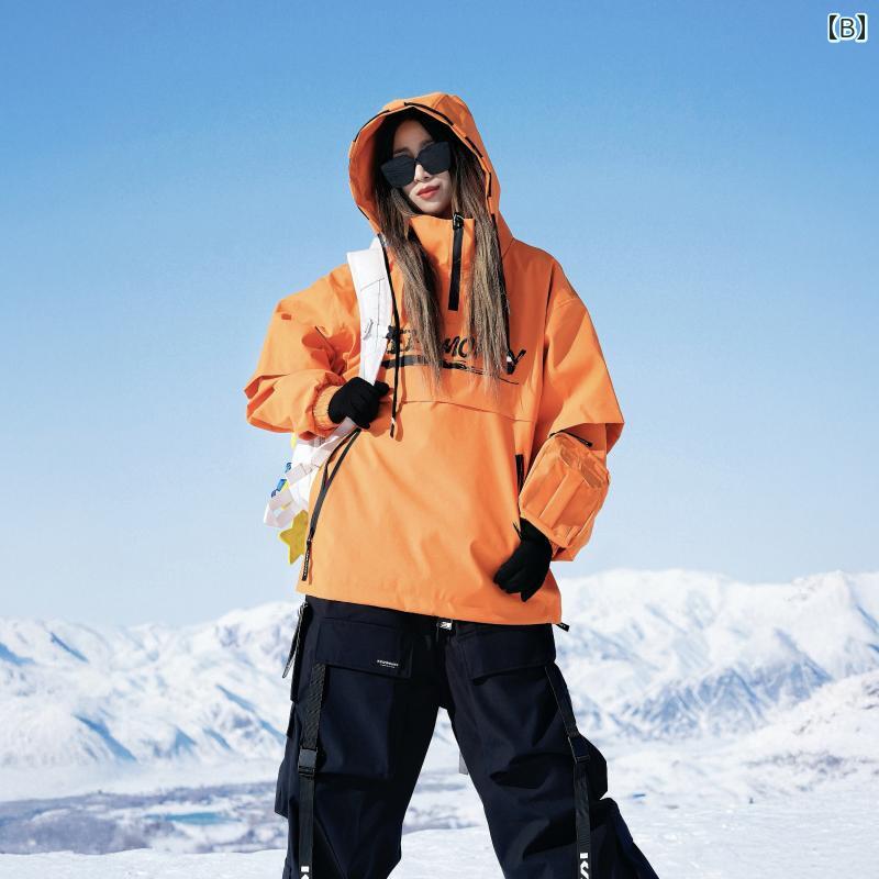 2025 アメリカ製 アウトドア 登山 服 防風 防水 ベルベット シングル ボード ダブ...