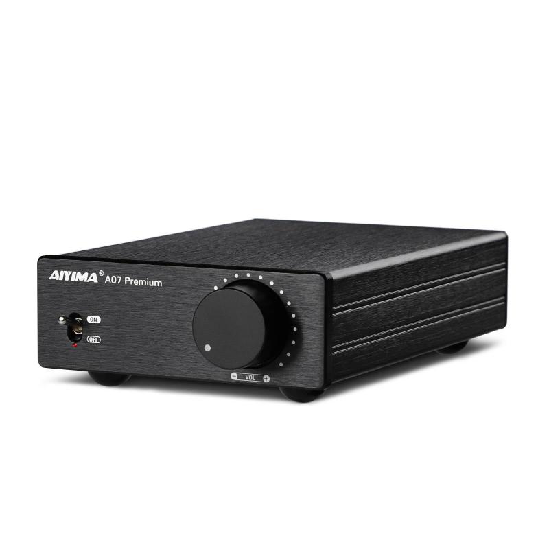 AIYIMA A07 Premium TPA3255 パワーアンプ 300Wx2 D級ステレオデジタルオーディオアンプ 2.0chアンプ パッシブスピーカー用ホームオーディオ（A07＋DC32V電源アダプター）このAIYIMA A07 Premium パワーアンプは、TPA3255D2アンプチップとNE5532オペアンプチップを採用し、非常に静かで、簡単に設定することができます、それはホームオーディオのステレオシステムのための素晴らしいミニオーディオのコンポーネントアンプです。最大出力600WのA07ステレオ・レシーバー・アンプは、真のプレミアム音質を実現するTI TPA3255高性能クラスDパワー・アンプ・チップを搭載しています。 高度な統合フィードバック設計と独自の高速ゲートドライバエラー補正技術（PurePath Ultra-HD）を特徴とするTPA3255は、ADモードで動作し、全高調波歪み（THD）10%で4Ω負荷315W×2、8Ω負荷150W×2を最大駆動できます。3.5mm AUXプリアウトとRCAオーディオ出力：フルレンジ出力用3.5mmポート、「プリアウト」レベルはボリュームで制御、スピーカー、アンプ、アクティブサブウーファーアンプなど、あらゆるアクティブデバイスに接続可能。）A07 Premium ミニパワーアンプはNE5532デュアルオペアンプチップを採用。 OPAシリーズ、LMシリーズ、MUSESシリーズなどへのアップグレードや交換が可能です。ブックシェルフスピーカーアンプ/デスクトップアンプ/パッシブスピーカーアンプなどとして使用することができます。DC 32V 電源アダプターが付属しており、48V/10Aなど最大300W x2出力が得られる強力な電源をアップグレードできます（工業用電源は使用できません、使用する正しいパッシブスピーカーの電源を選択してください）。日本製ELNAコンデンサー、63Vフィルターコンデンサー、WIMAコンデンサー、その他オーディオマニア・グレードの有名な部品を使用し、卓越した性能と優れた音質を実現します。 T1 PROと組み合わせることで、ハイファイなホームオーディオシステムを構築できます。DC 32V 電源アダプターが付属しており，（工業用電源は使用できません、使用する正しいパッシブスピーカーの電源を選択してください）。