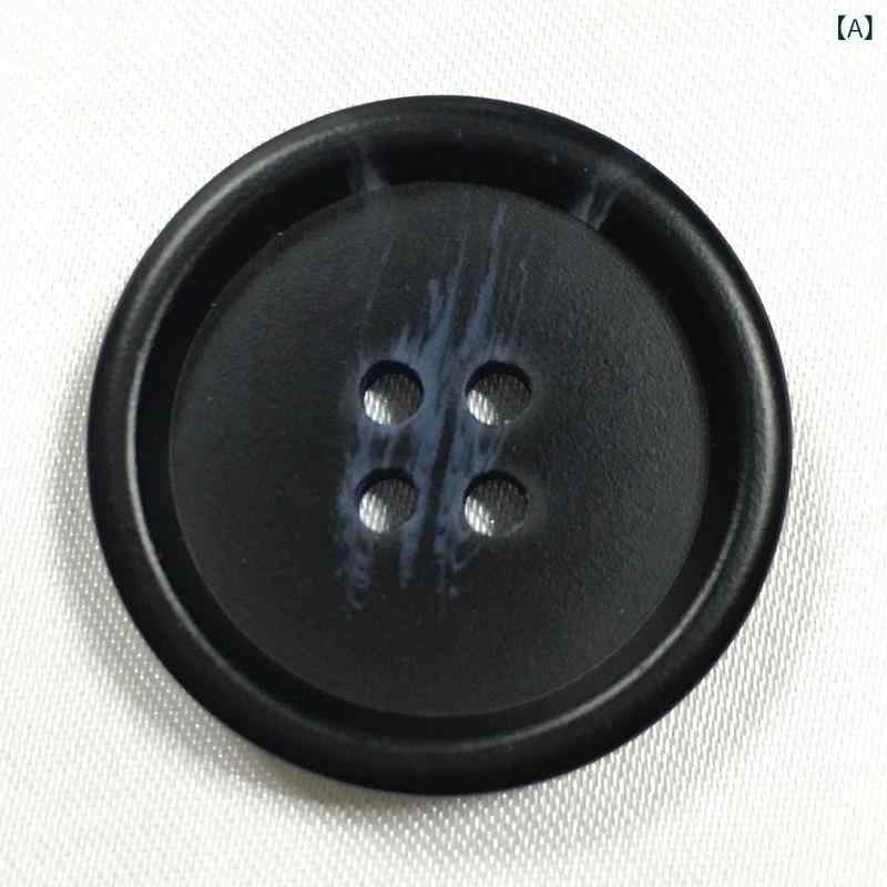 ボタン メンズ 紳士服 スーツ ジャケット パンツ コート 樹脂 牛角 花柄 マット 艶消し 深青 チョコレート色 黒