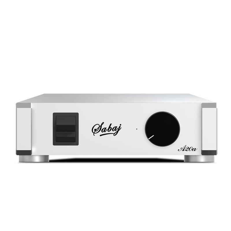 Sabaj A20a アンプ Bluetooth 5.0 パワーアンプ ステレオ/モノラル フルレンジ/ローパス HI-FI クラスD 1ch 2.0ch オーディオ デジタルアンプ BTL 350Wインフィニオン「MA5332M」新型アンプICを搭載非常に優れたエネルギー消費効率により、高音質と優れたオーディオ性能を提供する。BTL接続可能。ステレオ170W+170Wでの使用はもちろん、BTLモードによる350Wのハイパワーも駆動可能。BTLモード切り替え、A20aにモノラルアンプに変更させる。更にA20aを復数台でパノラマサウンド対応するオーディオDACを利用し、組み合わせるスピーカーに合わせた最適なHIFIオーディオ・システムを構築することができる。フルレンジのアンプだけではなく、更にパッシブサブウーファーを独立駆動するアンプとしても使用可能。A20aをローパスモードに切り替え（BTLモードに切り替えることも必要）、70~200Hzの低音のカットオフ周波数が調整可能。Bluetooth 5.0入力に対応する。低遅延、より安定した無線伝送でスマートフォン、PC、ノートパソコンなどのBluetooth出力を備える様々な機器にある音楽ソースを再生できる。20メートル以上の最大転送距離により、部屋のどこまでも気楽に無線で最高の音楽を楽しめる作りにこだわる。全アルミニウムCNCから精密に加工されたプロセス、いい音を取れるため、全体の電気回路に専門的なオーディオ領域で用いられるコンデンサを大量に採用、渦電流保護、熱保護なと全面的な安全対策。作りにこだわる。全アルミニウムCNCから精密に加工されたプロセス、いい音を取れるため、全体の電気回路に専門的なオーディオ領域で用いられるコンデンサを大量に採用、渦電流保護、熱保護なと全面的な安全対策。