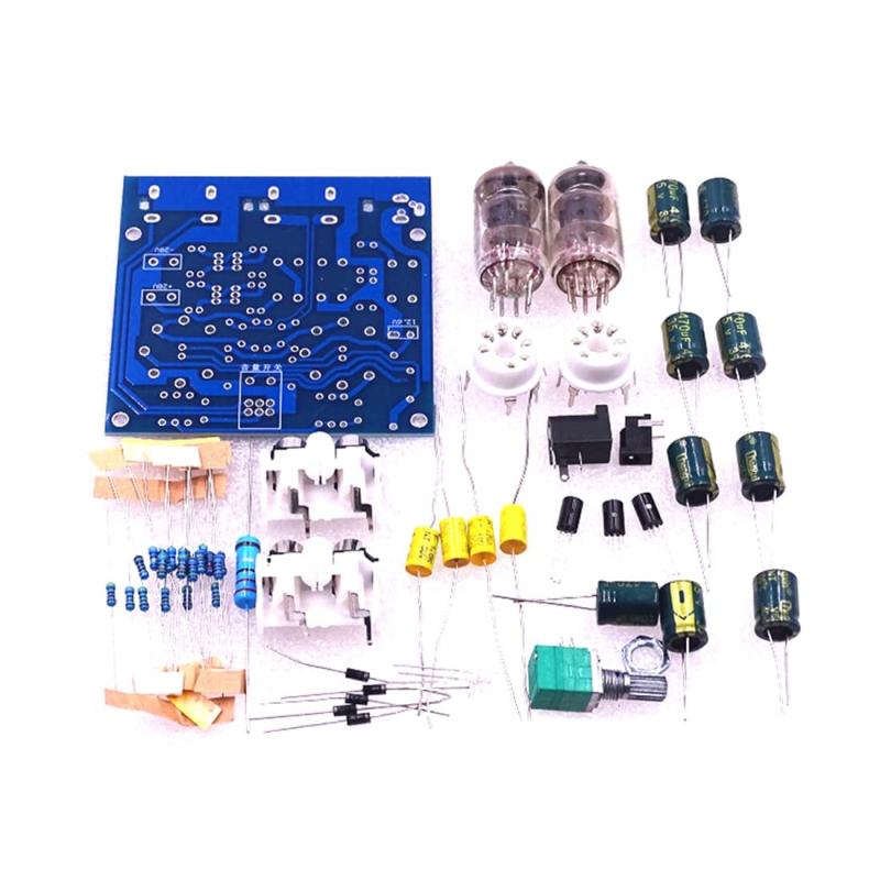 Ahvqevn AC 12V 1A 6J1 バリュー プリアンプ チューブ プリアンプ アンプ ボード プリアンプ ヘッドホン DIY キット6J1 Tube Bfer 0.85倍の倍率で、ソースとクラスの前後に接続すると、デジタルフレーバーを効果的にフィルタリングできます。パワーワーク：オープンパワー管のフィラメント加熱が始まり、ゼロボルテージからのブースト開始時、ホットフィラメント管のブーストなども起こり、ブーストブーストも終了するので、これはガッツ整流と同じで、8*470コンデンサフィルターは非常にきれいで、良好な電源システムにはハムがありません。フィラメントは12V DC電源です。ノイズを減らすために、2つのフィラメントチューブをDCフィラメントと直列に接続する必要があります。FE-6J1-2 発熱管プリアンプボードは、回路図設計の模造乗組員音楽ファックス X-10D であり、合理的な最適化、マシンよりも安定したパフォーマンス、チューブ再生 10％ の増加です。このボードは単一の12V AC入力を使用し、回路処理は6J1チューブに必要な正と負の電圧とフィラメント電源電圧を提供します。AC 12V 入力： DC3.5 / 5.5 x 2.1 ソケット、12V AC 電源アダプター、非プラグ AC 12V 変圧器を使用する場合、電源コードを回路基板にはんだ付けする必要があります。注意： DC 電源入力は使用できません。それ以外の場合は機能しません。左チャンネル入力/右チャンネル入力： オーディオ信号入力、携帯電話、コンピューター、M3、MP4、およびその他の音楽プレーヤーに接続できます。