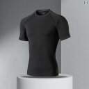 速乾 Tシャツ メンズ 吸 汗 タイツ スーツ 半袖 バスケットボール トレーニングウェア ランニング トップス スポーツ フィットネス サイクリング ウェア