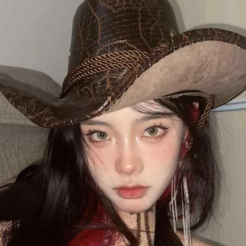 帽子 レディース 麦わら帽子 つば広 PUレザー ジャズ帽 メンズ ウェスタンハット テンガロンハット 日..