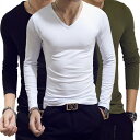 Tシャツ メンズ 長袖 コットン スリムフィット 丸首 トップス 速乾 通気 インナーウェア カジュアル スタイル 白 黒 紺 赤 グレー 春秋