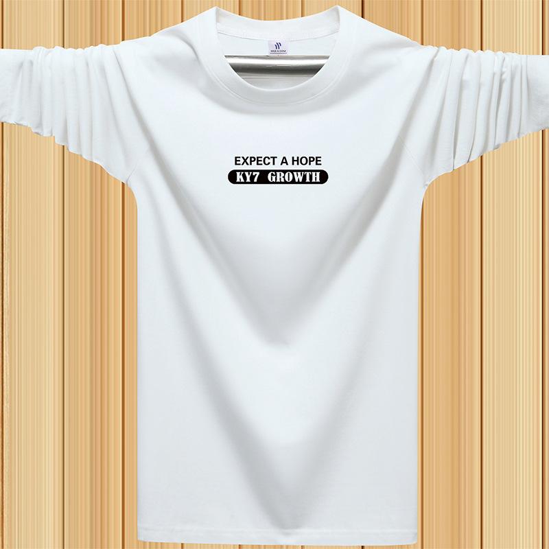 Tシャツ メンズ 長袖 ラウンドネック コットン プリント 薄手 春秋 普段使い 部屋着 鉄灰 酒赤 霧 ब्लू..