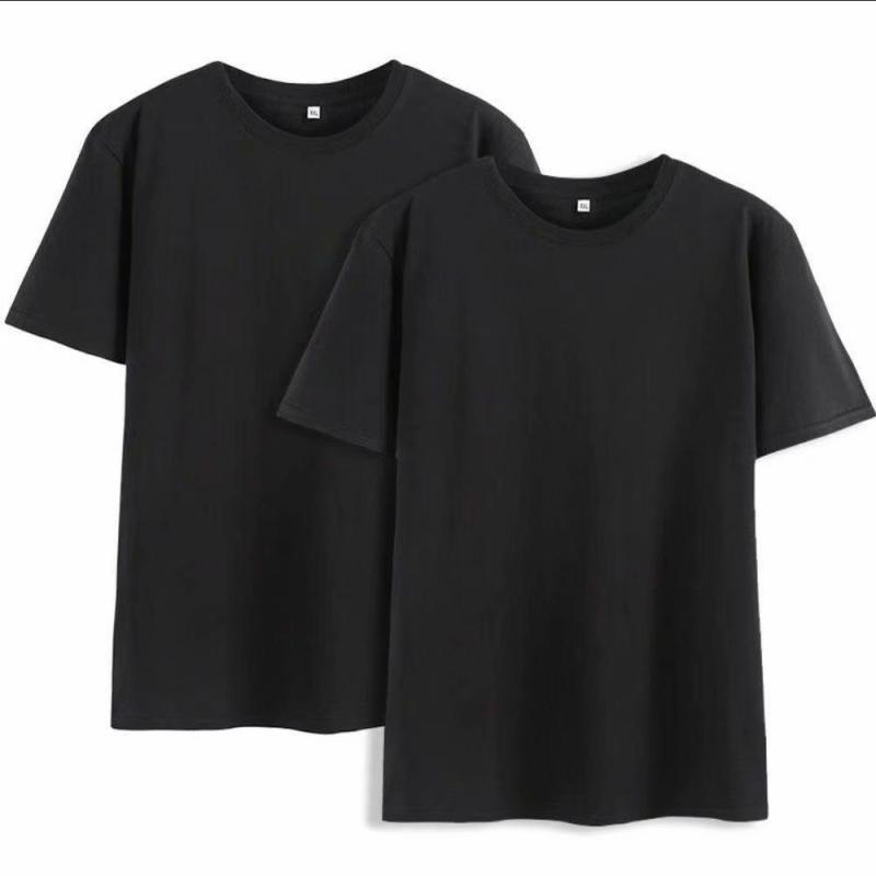 Tシャツ メンズ 男性用 半袖 コットン 無地 スリム 薄手 クルーネック トップス インナー 作業着 ブラック ホワイト系