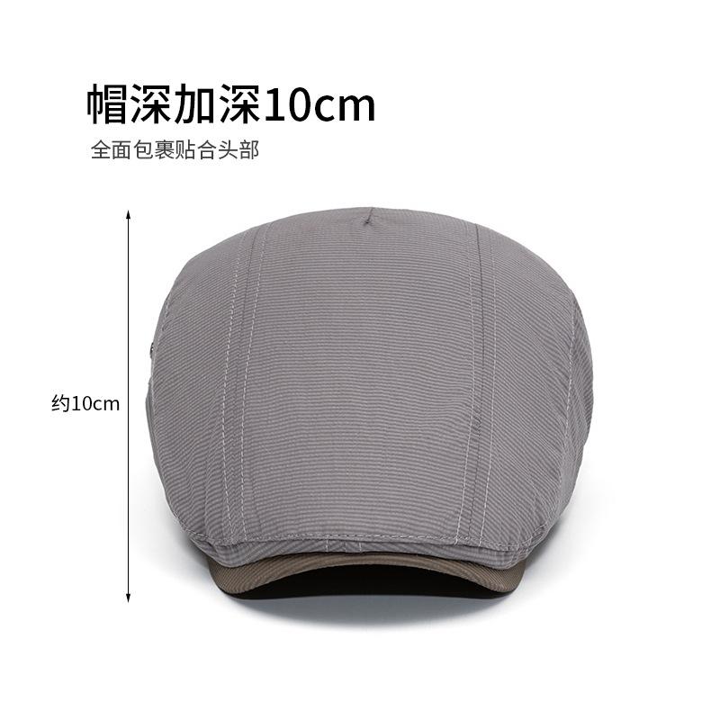 キャップ メンズ 男性用 ハンチング帽 春夏 秋冬 英国風 ベレー帽 紫外線対策 日よけ 普段使い 旅行 アウトドア ブラック 黒・カテゴリ: キャップ・流行要素: ライン・帽子のタイプ: ベースボールキャップ・つばのタイプ: 短いつば・カラー: ブラック, ネイビー, コーヒー色, 米白, 米黄色, ライトグレー, ダークグレー, 中間グレー・サイズ: 調節可能・機能: 日焼け防止, 通気性, 遮光・主な生地の情報を削除してください。→ 成分含有量: 21-30%・生地の名称: 綿ポリエステル・主な生地の成分: 綿・スタイル: カジュアル, , ミニマル, 風・加工技術: 色織り, 梭織り・主な生地の成分2含有量: 71-80%・主な生地の成分2: ポリエステル・流行要素の分類: 幾何学模様