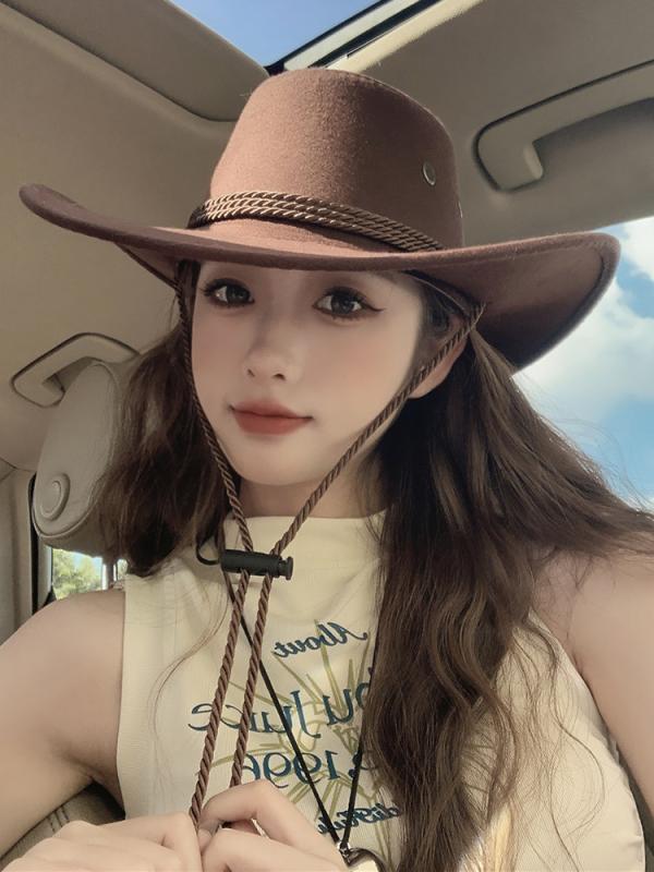 帽子 メンズ レディース ウェスタンハット テンガロンハット UVカット 日よけ帽子 ジャズハット カウボ..