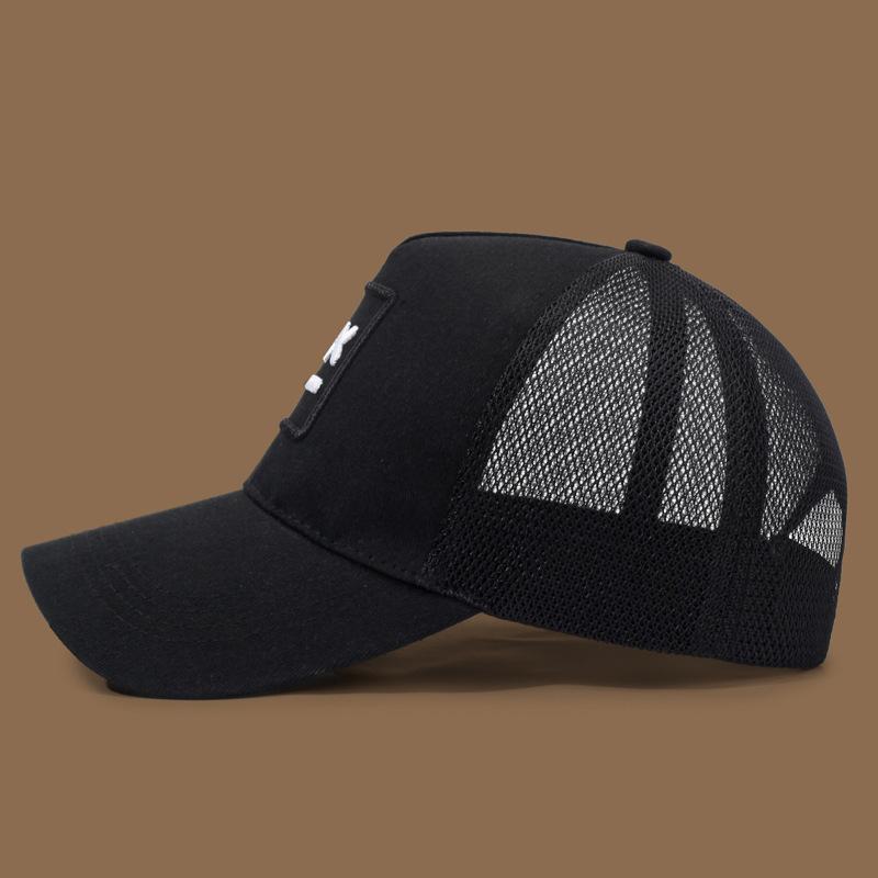 キャップ レディース 春夏 メッシュ 遮陽 日焼け防止 野球帽 表情 刺繍 ワッペン付き トラッカーキャップ 紫外線対策 カジュアル スポーティー