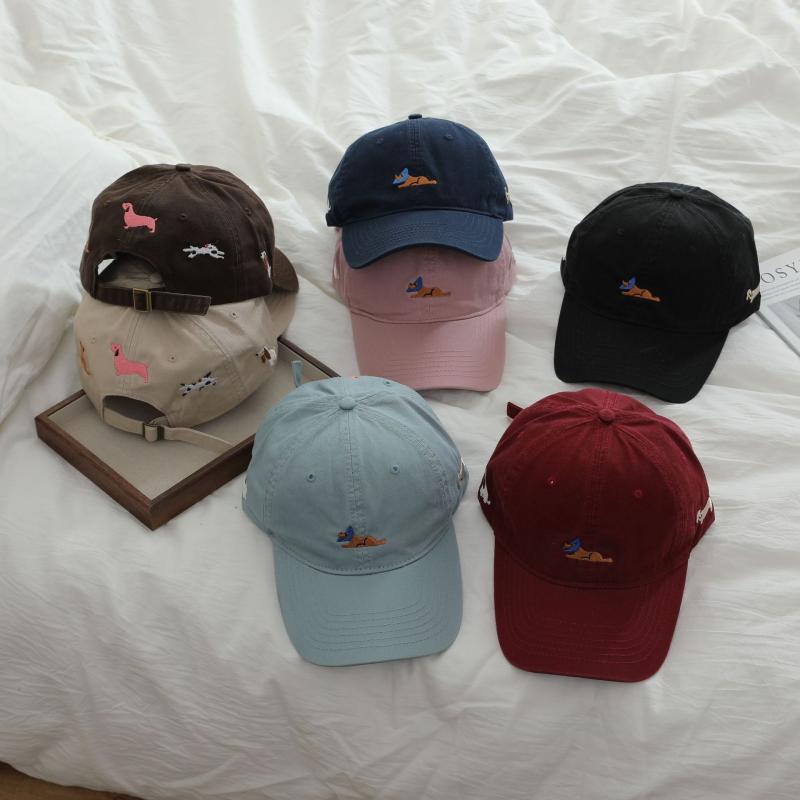 野球帽 レディース メンズ 深め アニマル柄 キャップ かわいい 小犬 コットン 日焼け対策 紫外線対策 ..