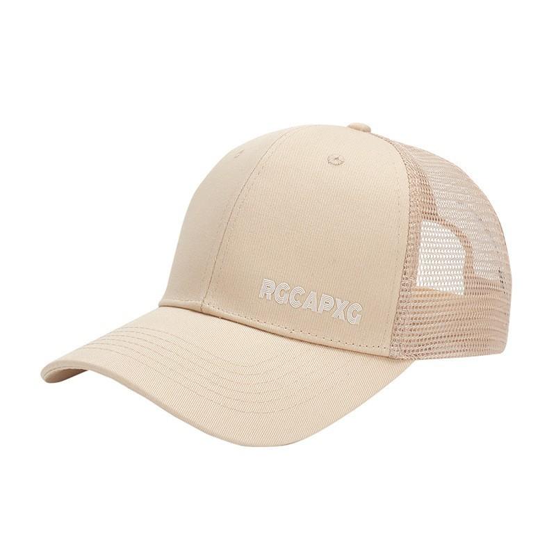 キャップ メンズ レディース 大きいサイズ 通気性 メッシュ 紫外線対策 日焼け防止 遮光 英字 ワンポイント ブラック カーキ 野球帽(4)