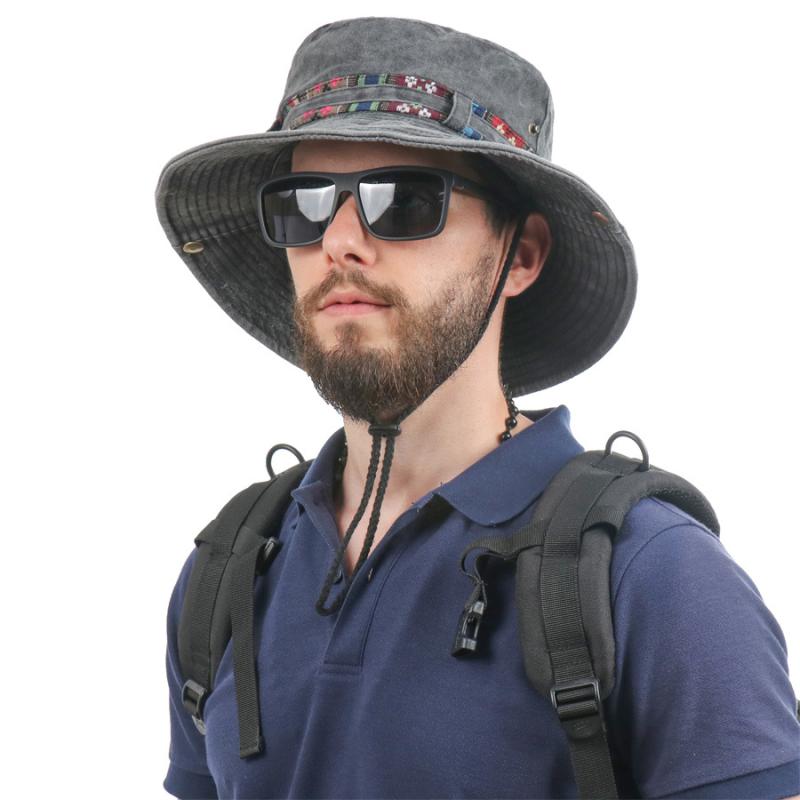 帽子 男女兼用 漁夫帽 男性用 纯棉 コットン ハット アウトドア 日焼け防止 紫外線対策 登山 ハイキン..