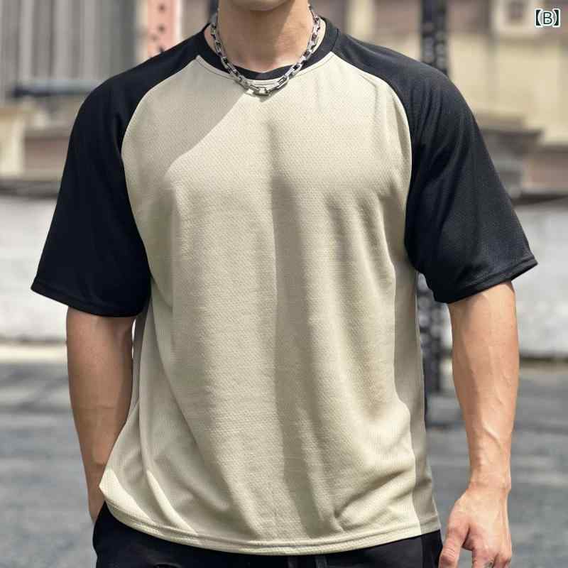 Tシャツ メンズ 男性用 夏 筋トレ スポーツウェア 半袖 無地 トレーニングウェア ...
