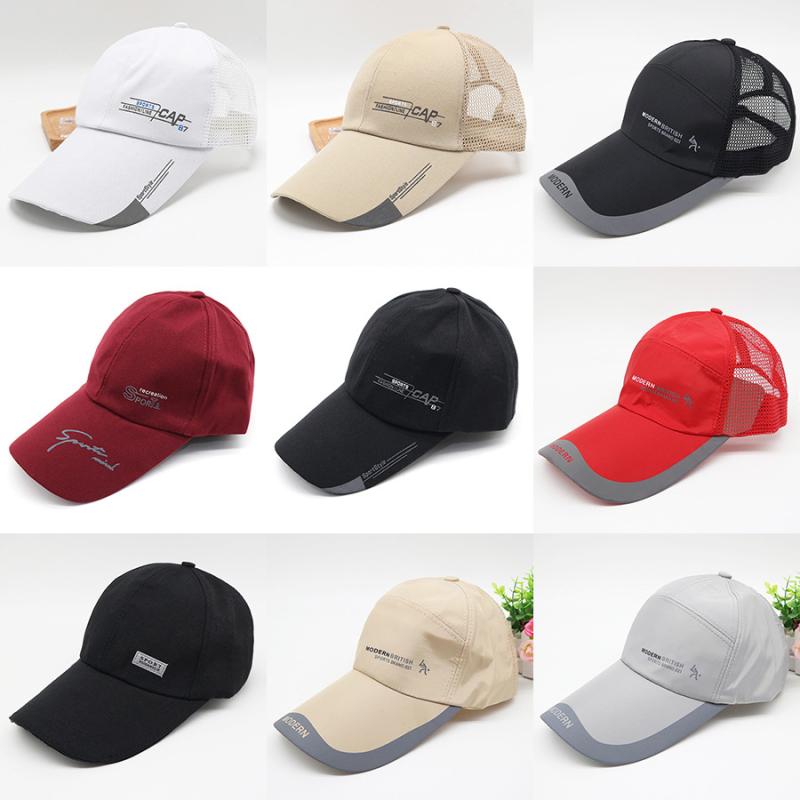 キャップ メンズ 速乾 野球帽 通気性 メッシュ 紫外線対策 日よけ帽子 アウトドア 釣り 防水布 黒(x2)(4)