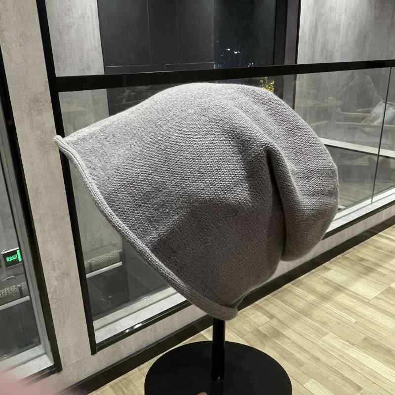 ニット帽 レディース 秋冬 ビーニー 韓国 おしゃれ 暖かい 防寒 loose 薄手 カプッチョリッド 無地 ブ..