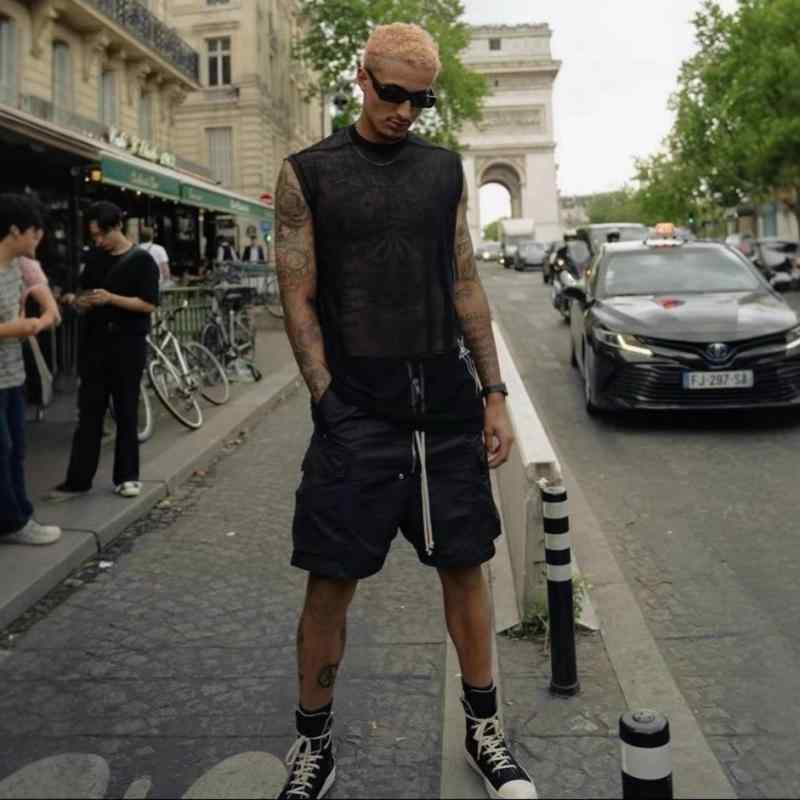 ハーフパンツ メンズ カーゴパンツ 作業ズボン ワークパンツ ワイド ストレート ミリタリー 無地 多ポケット ブラック 黒 春夏