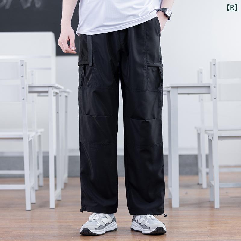パンツ メンズ ボーイズ ジュニア ワークパンツ ストレートパンツ 幾何学模様 ミリ...