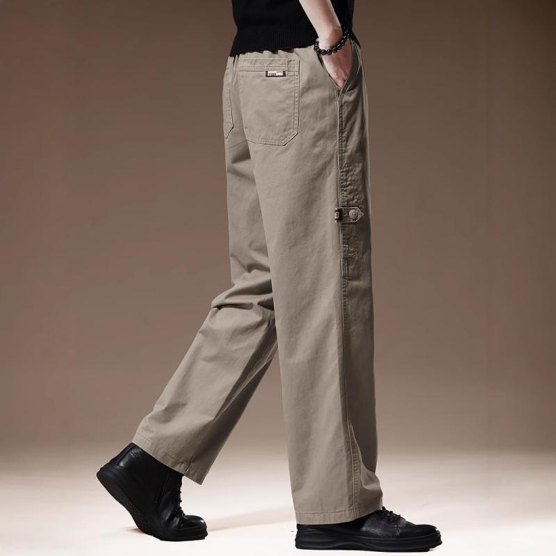工装パンツ メンズ 男性用 コットン ワイドレッグ ワークパンツ 秋冬 ミリタリー ズボン ボトムス ゆったり ストレート 杏色 ブラック系 ネイビー・スタイル: 都市・デザイン: 工装・パンツ型: ルーズ・パンツ丈: フルレングス・ウエスト: ミドルウエスト・・柄: 無地・対象年齢: 成人・対象: 男性・主な素材: 綿・生地: 綿・弾力性: 微ストレッチ・裾: ストレート・ディテール: ポケット・カラー: アプリコット, ブラック, ダークブルー・サイズ: S, M, L, XL, 2XL, 3XL, 4XL・カテゴリ: カジュアルパンツ