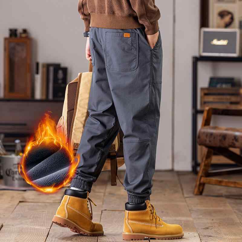 パンツ メンズ カーゴパンツ 裏起毛 暖パン ズボン ボトムス ゆったり ストリート アメカジ カジュアル カーキ グレー ブラック 秋冬