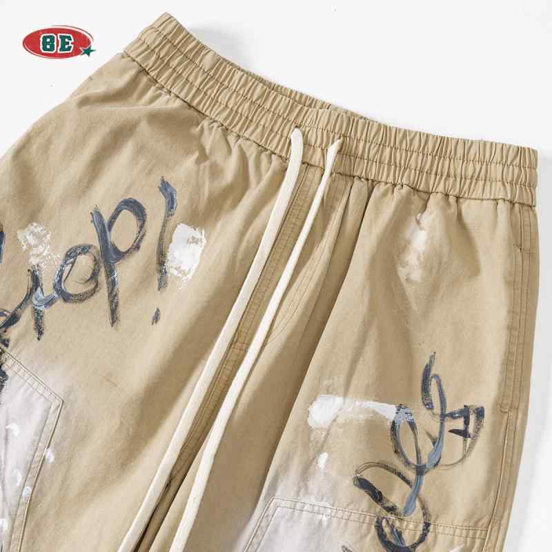 パンツ メンズ 男性用 カーゴパンツ テーパード ミリタリー リラックス レトロ ウォッシュ加工 スプラ..