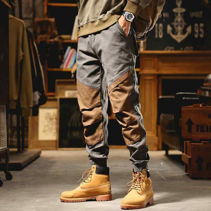 パンツ メンズ カーゴパンツ ワークパンツ 男性用 ゆったり アウトドア ズボン ボトムス 春秋 ポリエステル混紡 無地 黒 ブラック グレー カーキ・スタイル: 美式復古・カテゴリ: 工装休闲裤・対象: 若者・パンツ丈: フルレングス・タイプ: ルーズ・ウエスト: ミドルウエスト・ベルト: 無し・前立て: ボタン・・柄: 無地・誤差範囲: 1cm・生地名: 化学繊維混紡・主な生地: ポリエステル・主な生地の組成含有量: ・シーン: デイリー・裾: 絞り・加工: ノンアイロン・デザイン: 配色・伸縮性: ややあり・生地: 綿・カラー: ブラック.グレー.カーキ・サイズ: M.L.XL.2XL.3XL.4XL・対象年齢: 成人・対象性別: 男性・商品カテゴリ: カジュアルパンツ・素材機能: 耐摩耗性.ノンアイロン