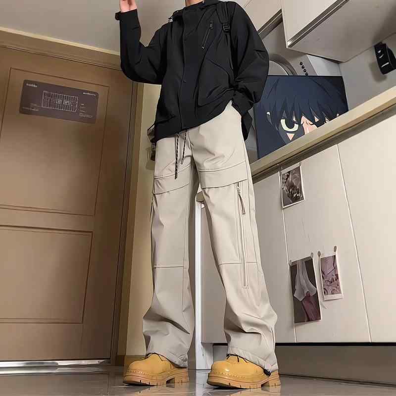 パンツ メンズ カーゴパンツ ミリタリーパンツ 作業着 ズボン ボトムス ストレート...