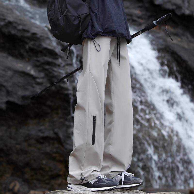 パンツ メンズ 登山用パンツ アウトドアパンツ 作業着 カーゴパンツ ストレート ズボン 速乾性 防水 撥水性 スポーツ カジュアル ゆったりめ 米国風 ポリエステル 無地