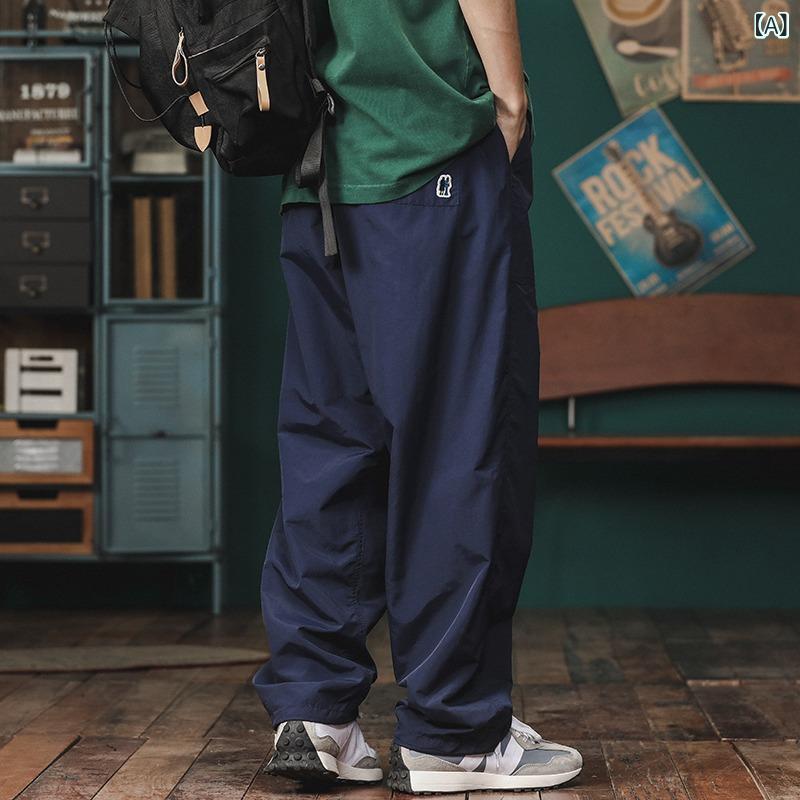 パンツ メンズ カーゴパンツ ワイド ストレート ワークパンツ カジュアルパンツ 秋...