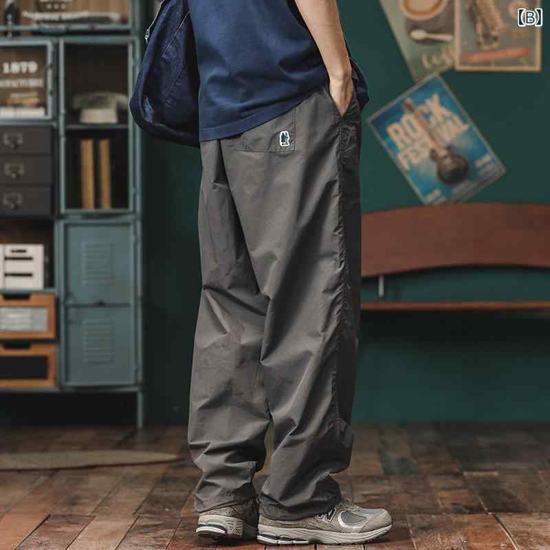 パンツ メンズ カーゴパンツ ワイド ストレート ワークパンツ カジュアルパンツ 秋...
