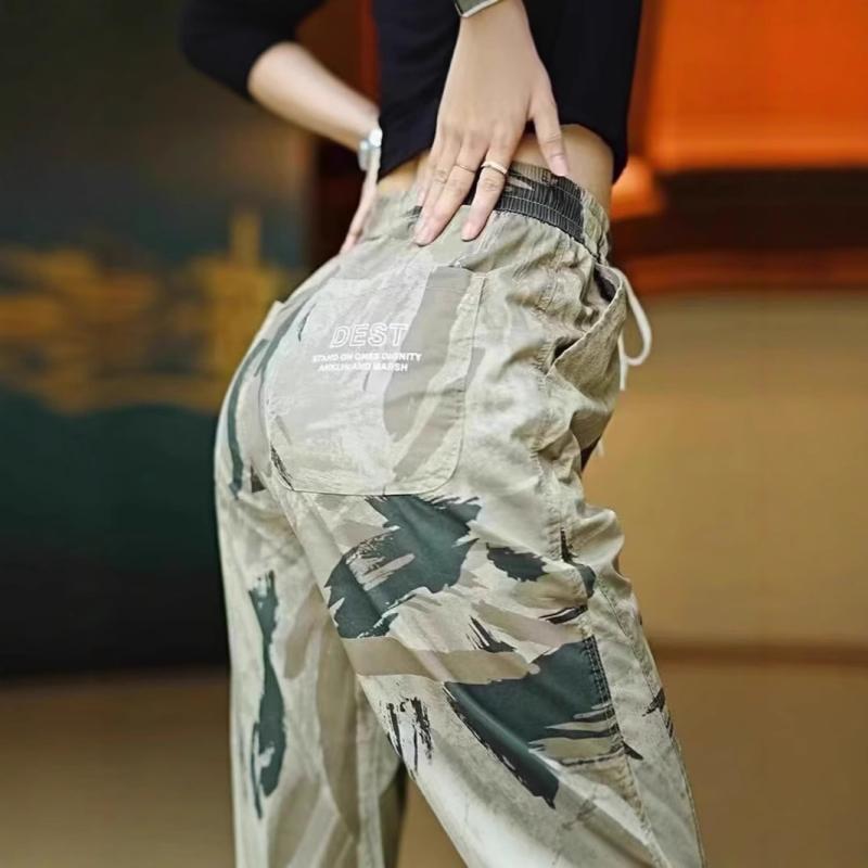 パンツ メンズ ワークパンツ 薄手 ストレッチ カーゴパンツ 迷彩柄 スポーツ 普段使い ストレート 中腰 ポリエステル ブラック グリーン ベージュ カーキ M L XL 2XL 3XL 4XL 5XL