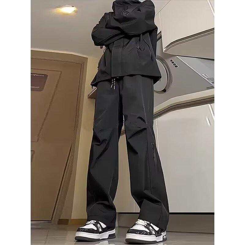 Men'S Wear - パンツ メンズ アウトドアパンツ 薄手 速乾 登山パンツ ストレートパンツ 高機能パンツ ワークパンツ 普段使い スポーツウェア 春夏 ライトグレー ブラック ベージュ