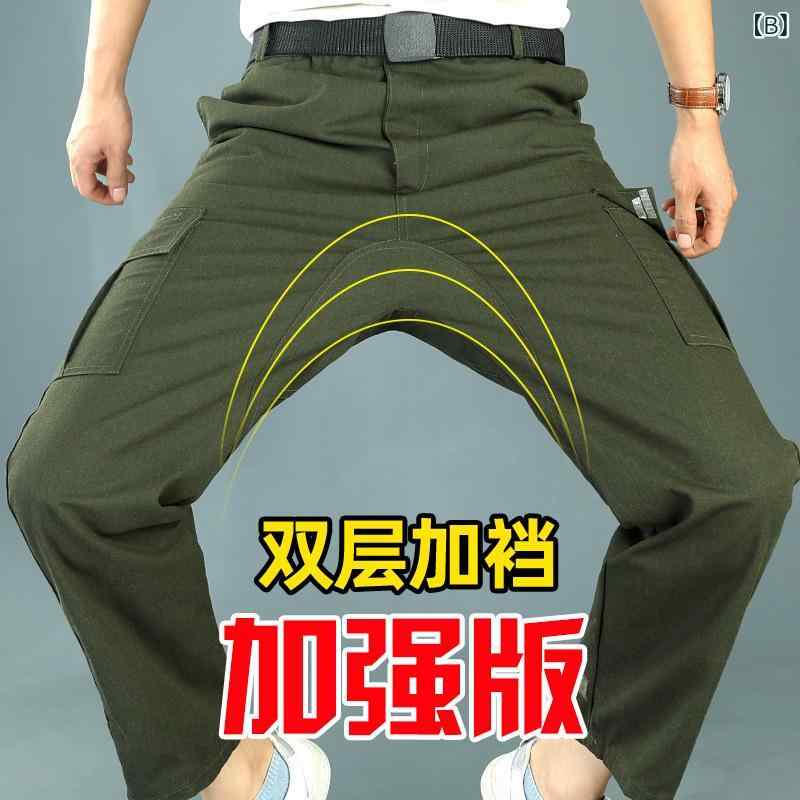パンツ メンズ 迷彩柄 カーゴパンツ 作業ズボン ストレート ルーズフィット 多機能...