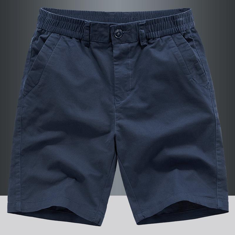 ハーフパンツ メンズ 男性用 5分丈 コットン 伸縮性 薄手 接触冷感 ウエストゴム 無地 カジュアル カー..