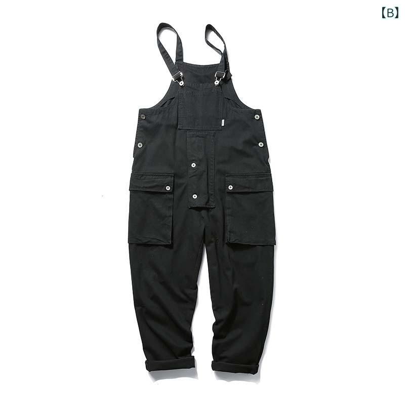 オーバーオール メンズ 作業着 アメカジ カジュアル ワークパンツ ロングパンツ ゆ...