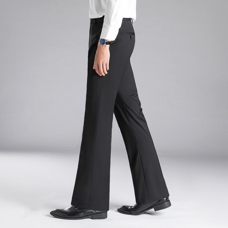 パンツ 男性用 スラックス 接触冷感 薄手 テーパード イージーパンツ ストレート 無地 高見え ズボン ..