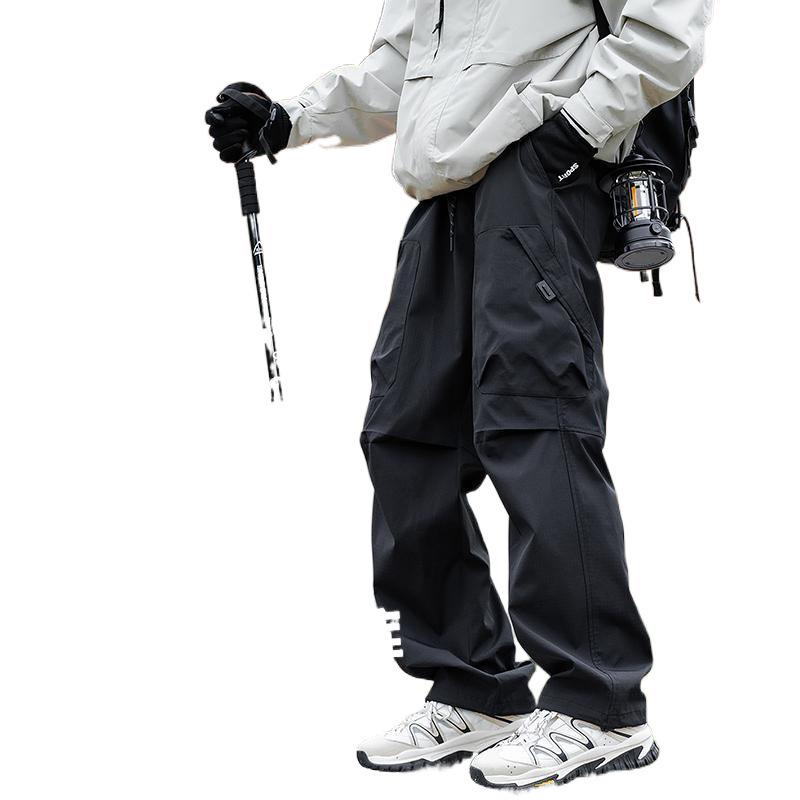 パンツ メンズ 男性用 登山パンツ 防水 耐摩耗 多ポケット カーゴパンツ ストレートパンツ アウトドア ..
