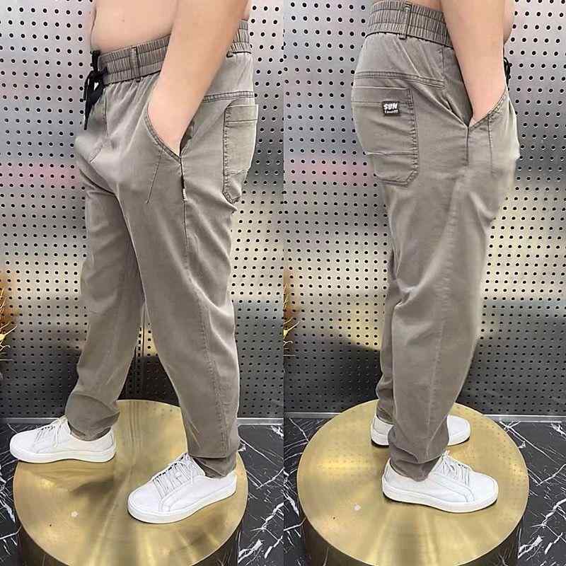 パンツ メンズ テーパードパンツ リラックスフィット 涼しい 夏用 薄手 コットン ...