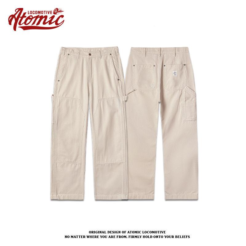 2個セットパンツ メンズ 男性用 ワークパンツ カーゴパンツ 春夏 ロングパンツ ストレート ゆったり コットン 綿 ミリタリー ベージュ系・カテゴリ: ワークパンツ・スタイル: ワーク.カジュアル・対象: メンズ・素材: 綿・フィット: ルーズ・パンツ丈: フルレングス・ウエスト: ミドルウエスト・ベルト: なし・フロント: ジッパーフライ・・柄: 無地・シーズン: 夏・ディテール: マルチポケット・ストレッチ: なし・裾: ストレート・色: ベージュ.グレー・サイズ: M.L.XL.XXL.XXXL.4XL・機能: 通気性.洗濯機洗い可.吸湿性